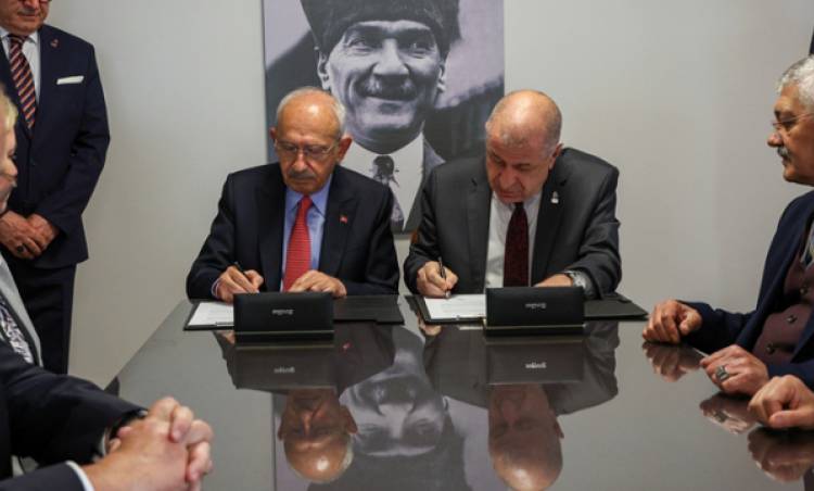 Ümit Özdağ ile Kılıçdaroğlu'nun imzaladığı 7 maddelik protokol